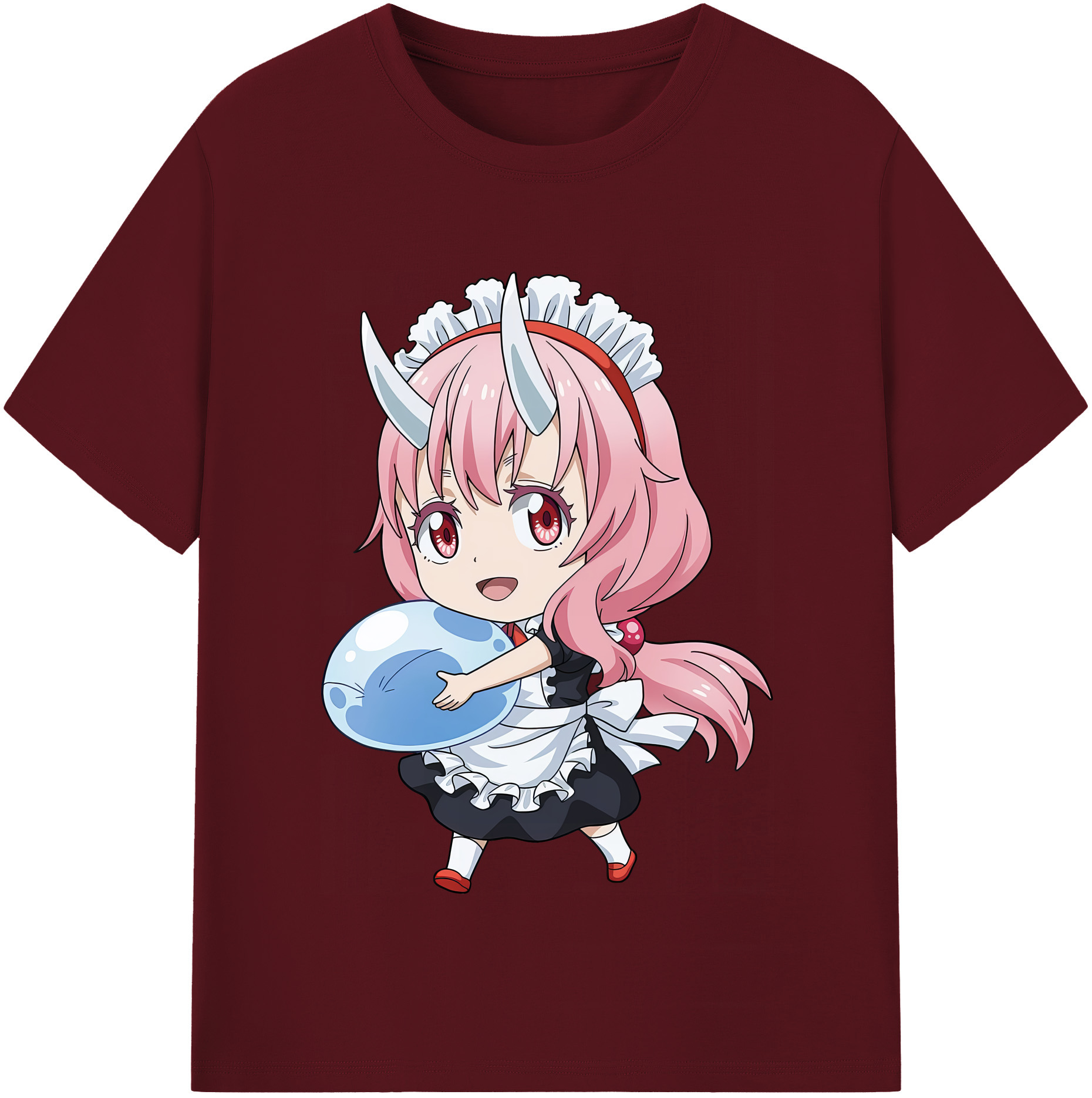 （画像用） 転スラ Regarding Reincarnated to Slime 綿100％半袖Tシャツ（フロントプリント）